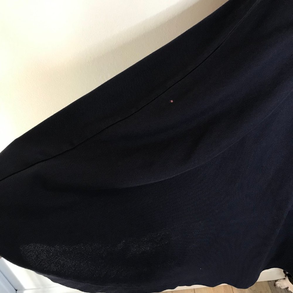 Polo Ralph Lauren T-shirt Dress SMALL S Navy Blue Fit & Flare Cotton Stretch - Picture 7 of 9
